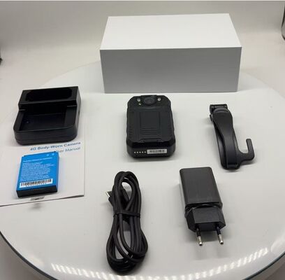 กล้องติดตัวบันทึกวิดีโอสด 4G พร้อม Wi-Fi สนทนาสองทาง สำหรับทหาร ตำรวจ กล้องสำหรับปฏิบัติการ