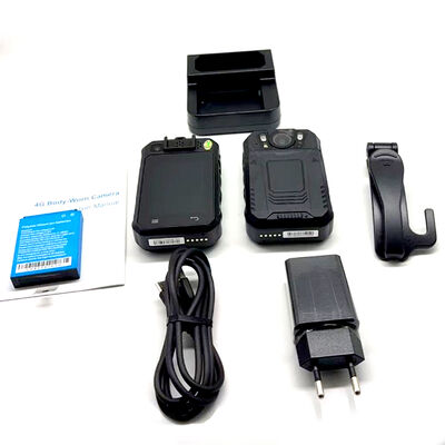 กล้องติดตัวระบบ Android 12 ในตัว 4G WIFI GPS การสื่อสาร เครื่องบันทึกพนักงานรักษาความปลอดภัย