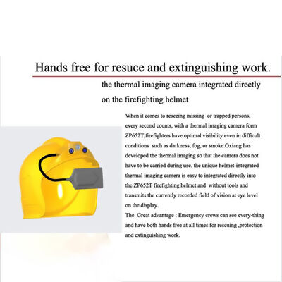 หมวกนิรภัยกันไฟแบบใช้ภาพความร้อน กล้องอินฟราเรด