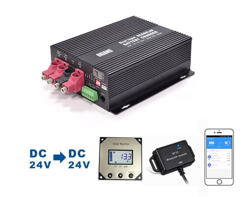 2026 ใหม่ 24 V-24 V B2B 50A MPPT 30A Dual Input DC และเครื่องชาร์จแบตเตอรี่พลังงานแสงอาทิตย์