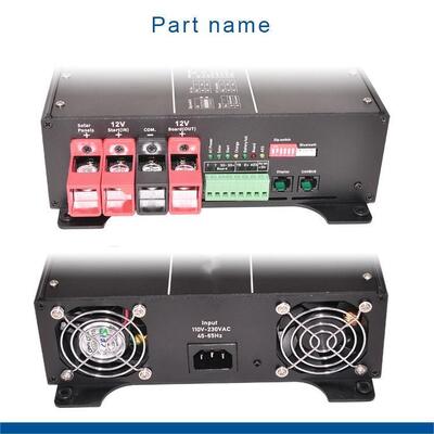 เครื่องชาร์จแบตเตอรี่ MPPT DC 12V 60A 930W AC110-240V/45Hz-65Hz
