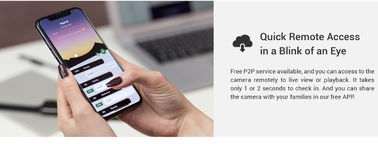 960P กล้องรักษาความปลอดภัยภายในบ้านที่ซ่อนอยู่, ระบบกล้องเฝ้าระวังภายในบ้าน IP65 Weatherproof