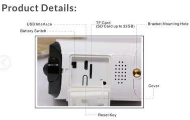 กล้องรักษาความปลอดภัยไร้สาย Wifi แบตเตอรี่ขับเคลื่อนความละเอียด HD 960P รองรับ Night Vision