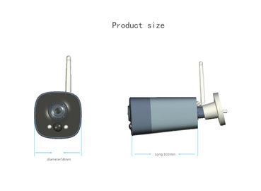 เครือข่าย Wifi 802.11b/G/N Night Vision กล้องรักษาความปลอดภัย PIR การตรวจจับร่างกาย Wake Up