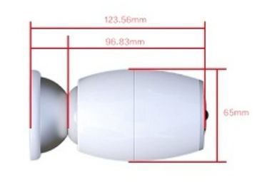 1080P Full HD Wireless WiFi กล้องวิดีโอ IP แบบชาร์จไฟได้ Outdoor Waterproof