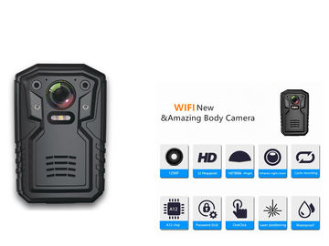 กล้องที่สวมใส่ 2.0 นิ้ว Wifi แบบเรียลไทม์ 1080P HD รองรับ 128GB
