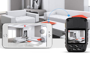 กล้อง GPS ตำรวจ WIFI พร้อมกล้องรักษาความปลอดภัย Night Vision ถ่ายวิดีโอโดยไม่ต้องเปิดกล้อง IP