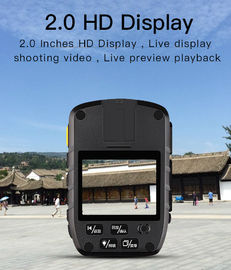 140 องศา WIFI Body Worn Camera / บันทึกวิดีโอการรักษาความปลอดภัย Pocket Police Camera Body Camera 4K 2K 1080P