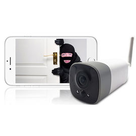 กล้องรักษาความปลอดภัยขนาดเล็ก Wifi พร้อมกล้องรักษาความปลอดภัย IP แบบใช้แบตเตอรี่ 18650 1080p ที่เก็บข้อมูลบนคลาวด์ฟรี
