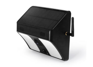 Pir Floodlight กล้องซ่อนพลังงานแสงอาทิตย์พร้อม PIR Motion Detection 2MP WiFi IP Camcorder