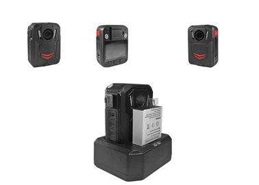 กล้องติดตัวตำรวจรักษาความปลอดภัยในจอภาพเฝ้าระวังที่สร้างขึ้นในโหมด AP WIFI & GPS 2500Mah แบตเตอรี่