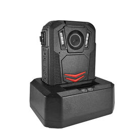 กล้องติดตัวตำรวจรักษาความปลอดภัยในจอภาพเฝ้าระวังที่สร้างขึ้นในโหมด AP WIFI & GPS 2500Mah แบตเตอรี่