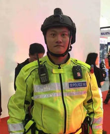 กล้องวิดีโอความละเอียดสูงเสียงและวิดีโอ 3G / 4G / WIFI การสื่อสารไร้สาย 4G Split Helmet