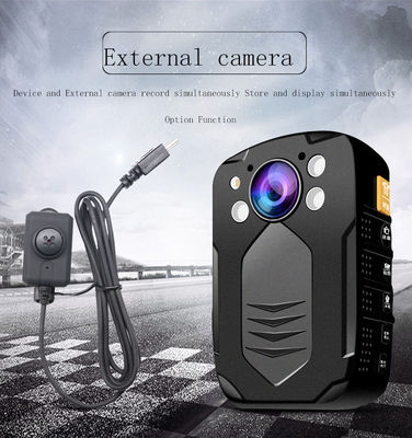 ตำรวจมินิ 4K สวมกล้องการบังคับใช้กฎหมายแบบไร้สายกล้องวิดีโอ 1080P 5.0 MP CMOS Sensor