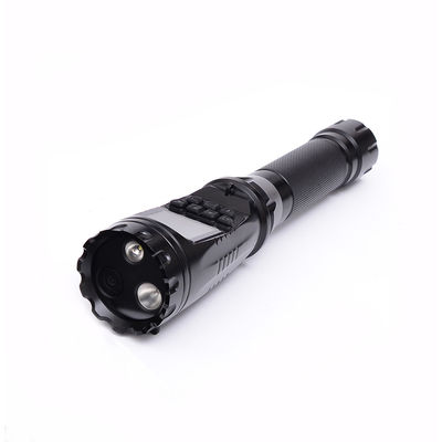 เครื่องบันทึก LED ไฟฉายยุทธวิธีตำรวจ 120 องศา