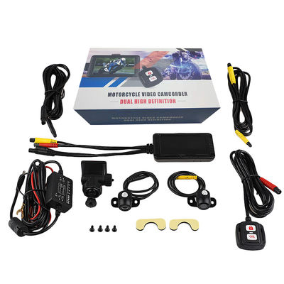 การบันทึกแบบวนซ้ำ 180mAH MJPG 1080P รถจักรยานยนต์ DVR Dashcam