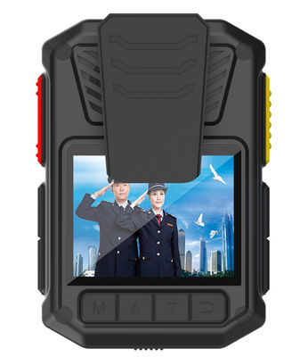 วิดีโอ 1080P HD H.265 2800mAh ตำรวจสวมกล้อง Amba H22