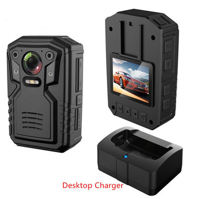 4G 3G WIFI ตัวกล้องตำรวจพร้อม 1080P 2 Way Audio Night Version