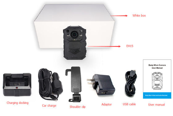 ร่างกายบังคับใช้กฎหมายสวมกล้อง DVR ทนทานจับภาพตำรวจสวมใส่เครื่องบันทึกวิดีโอ