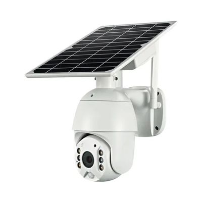 12M รีโมทคอนโทรล 8W 0.00001LUX Wifi แบตเตอรี่ Solar Camera