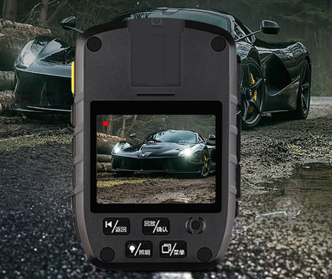 5MP CMOS GPS 1080P ตำรวจสวมกล้อง HDMI Wireless FCC