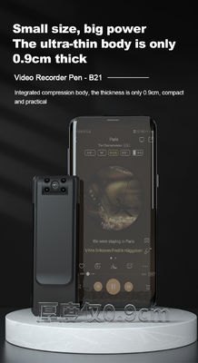 WIFI GPS 1080P Night Vision ตำรวจสวมกล้อง 180 องศา Flip