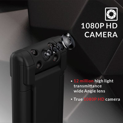 AVI 180 องศาพลิกตำรวจสวมกล้อง 1080P 30fps Night Vision