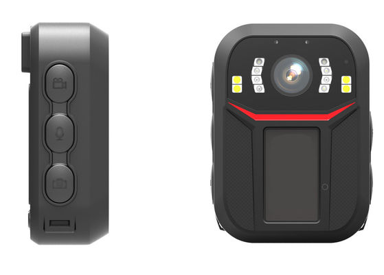 DC3.7V CMOS ตัวกล้องตำรวจอินฟราเรด Abs Gps 8m ความละเอียดภาพ