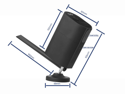 1080P 20fps PIR 4G กล้องรักษาความปลอดภัย Wifi PTZ POE กล้องเครือข่าย 4W พร้อมแผงพลังงานแสงอาทิตย์