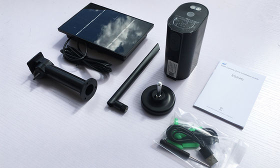 1080P 20fps PIR 4G กล้องรักษาความปลอดภัย Wifi PTZ POE กล้องเครือข่าย 4W พร้อมแผงพลังงานแสงอาทิตย์