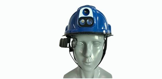 4G Smart Temperature Measuring Helmet Camera Android 7.1Bluetooth4.0 GPS Led Light