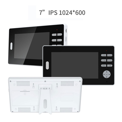 IR Night 3200mah กล้องเฝ้าระวังไร้สาย Night Vision Door Bell 2.4G 720P AC24V