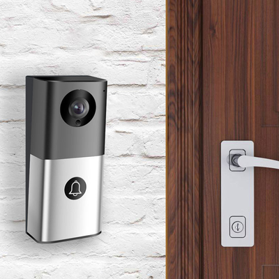 IR Night 3200mah กล้องเฝ้าระวังไร้สาย Night Vision Door Bell 2.4G 720P AC24V