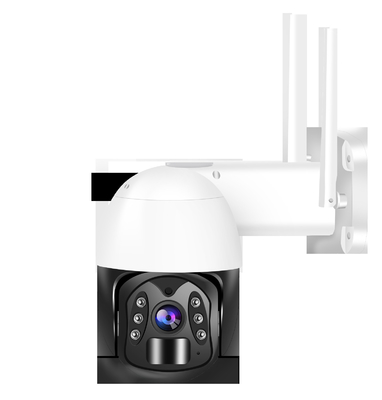 NTC แบตเตอรี่ลิเธียมโดม 4G PTZ กล้อง Night Vision 2.0MP 200W 850nm อินฟราเรด