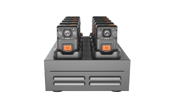 FCC Camera Docking Station โครงโลหะ 10 พอร์ตสถานีชาร์จกล้อง