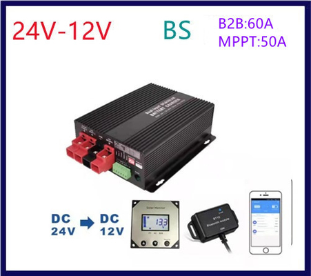 18mA GEL เครื่องชาร์จแบตเตอรี่พลังงานแสงอาทิตย์ 24VDC MPPT Bluetooth 50A Charge Controller