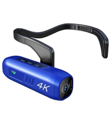 Gyroscope Wearable Video Camera EP6 1080P Vlog Wifi ชุดหูฟัง EIS 4K 2200mAh