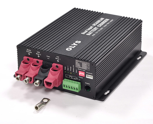 สมาร์ทอินพุตคู่ DC เครื่องชาร์จแบตเตอรี่พลังงานแสงอาทิตย์อัตโนมัติ 12V MPPT Solar Charge Controller
