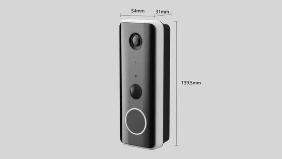 160 Vision Angle WIFI Video Doorbell 5200 mAh แบตเตอรี่พร้อมกระดิ่งในร่ม