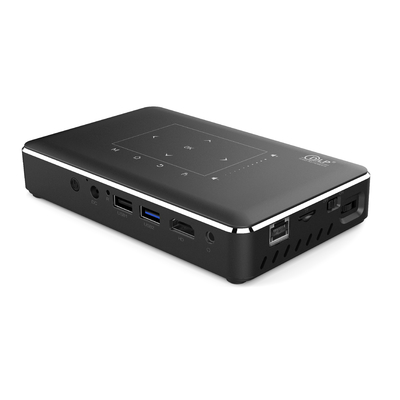 150 Lumens DLP พ็อกเก็ตมินิโปรเจ็กเตอร์พกพา IR Wireless Control