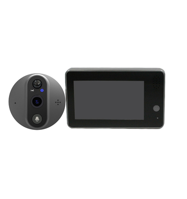 Wifi Peephole Video Doorbell พลังงานต่ำพร้อมจอ LCD ความละเอียดสูง 4.3 นิ้ว