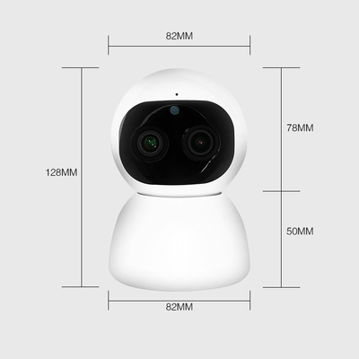 กล้องส่องทางไกล PTZ กล้องส่องทางไกลสองทางเสียงอินเตอร์คอม 1080P PTZ WIFI IP Camera
