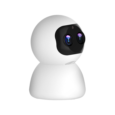 1080P WIFI Home Dual เลนส์ กล้องวงจรปิด กล้อง Night Vision Face Recognition