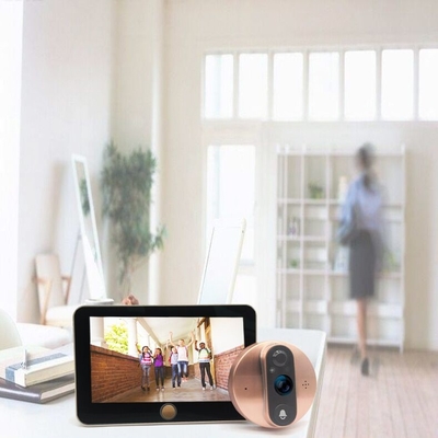 1080P Peephole WIFI วิดีโอออด 5000mAH แบตเตอรี่ IR CUT สวิตช์อัตโนมัติ