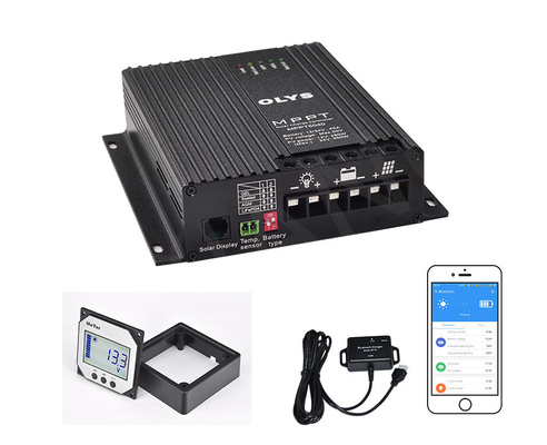 12V 24V การระบุอัตโนมัติ 20A DC เครื่องชาร์จแบตเตอรี่ MPPT Solar Charge Controller