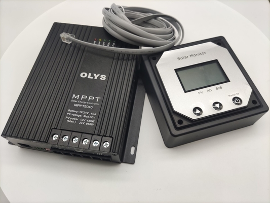 12V 24V การระบุอัตโนมัติ 20A DC เครื่องชาร์จแบตเตอรี่ MPPT Solar Charge Controller