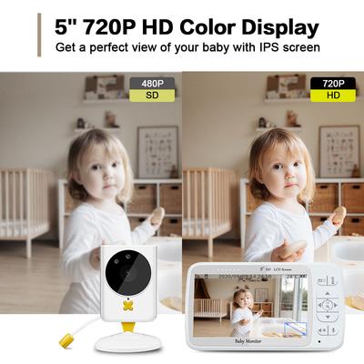 2 Way Talk Wireless Baby Monitor 2.4GHz ISM Band รองรับ TV Display