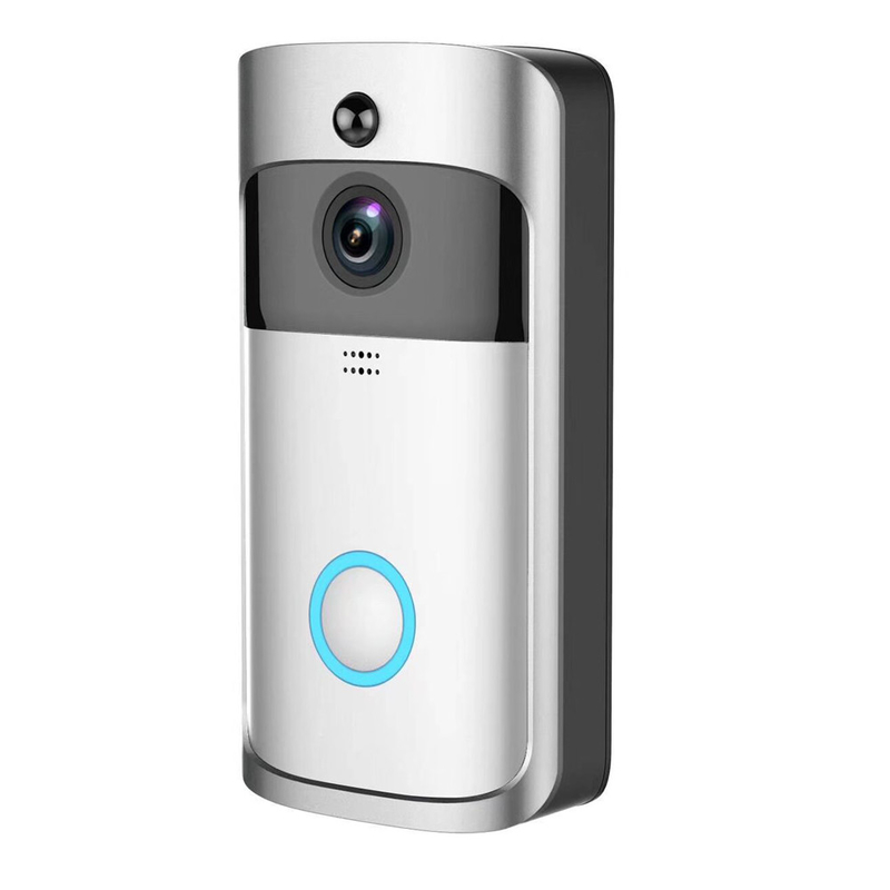 166 องศา Field Of Angle View WIFI วิดีโอ กลองประตู การตรวจจับการเคลื่อนไหว Remote Live View