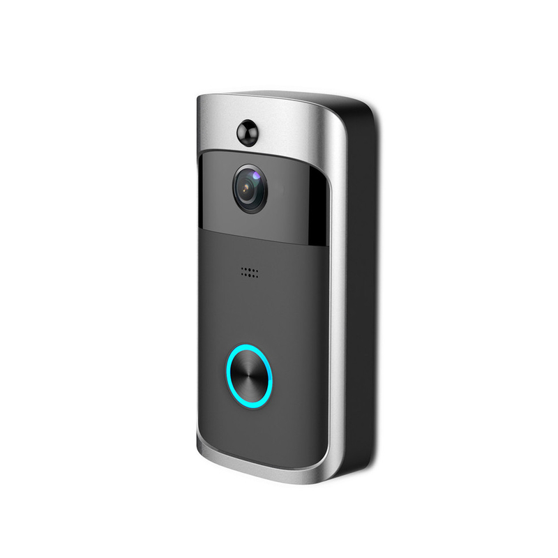 การตรวจจับการเคลื่อนไหว การมองเห็นกลางคืน การสนับสนุนสายไร้สาย Video Doorbell กับ Remote Live View