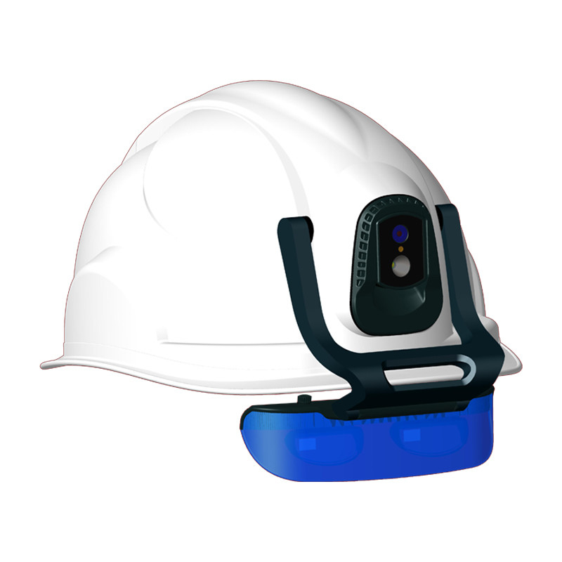 AR Glass 4G Helmet Camera AI Interaction GPS Live Video จีโอ-ฟานซิ่ง EIS สถานที่ก่อสร้างการส่งสัญญาณไร้สาย